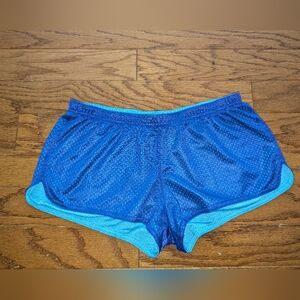 SO purple & blue reversible shorts - athletic shorts - low rise - small / medium